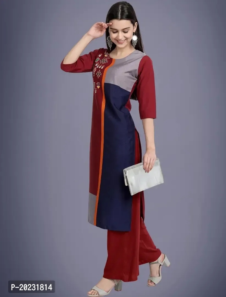 Amazing American Crepe Printed Kurti For Women 