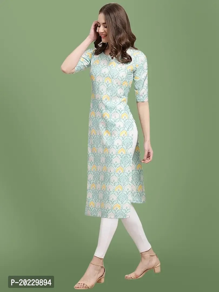 Amazing American Crepe Printed Kurti For Women 