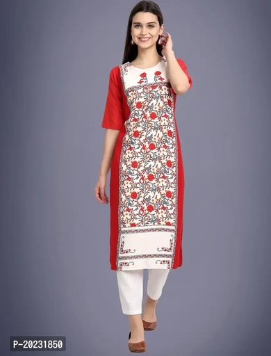 Amazing American Crepe Printed Kurti For Women
