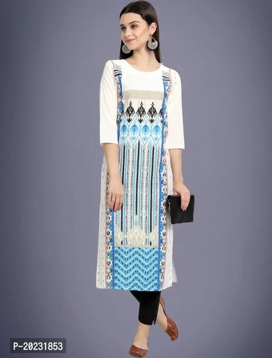 Amazing American Crepe Printed Kurti For Women  