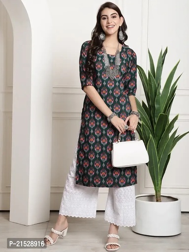 Amazing American Crepe Printed Kurti For Women 