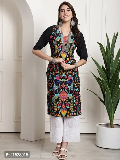 Amazing American Crepe Printed Kurti For Women 